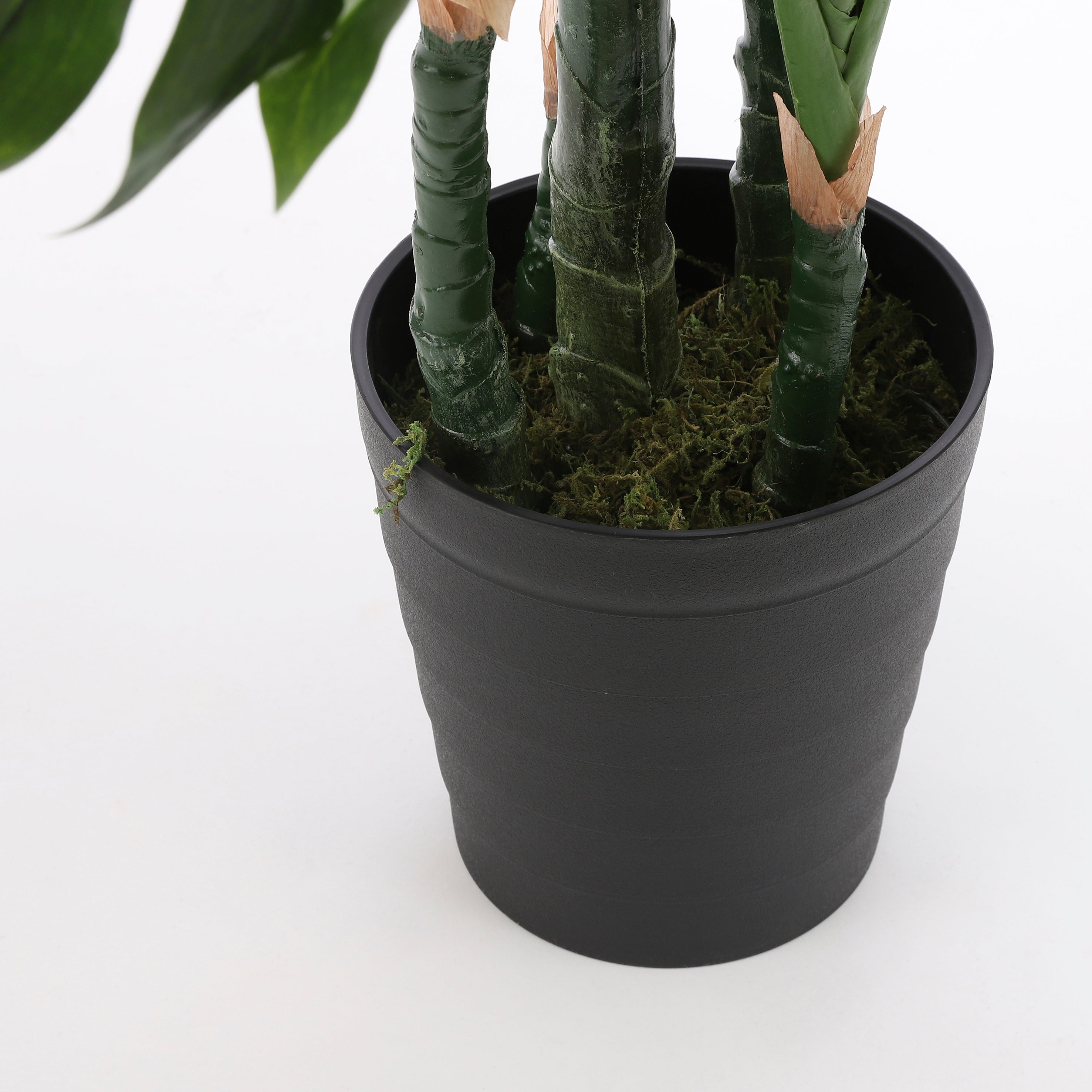 Mica Decorations Monstera in plastic pot groen - h140xd80cm