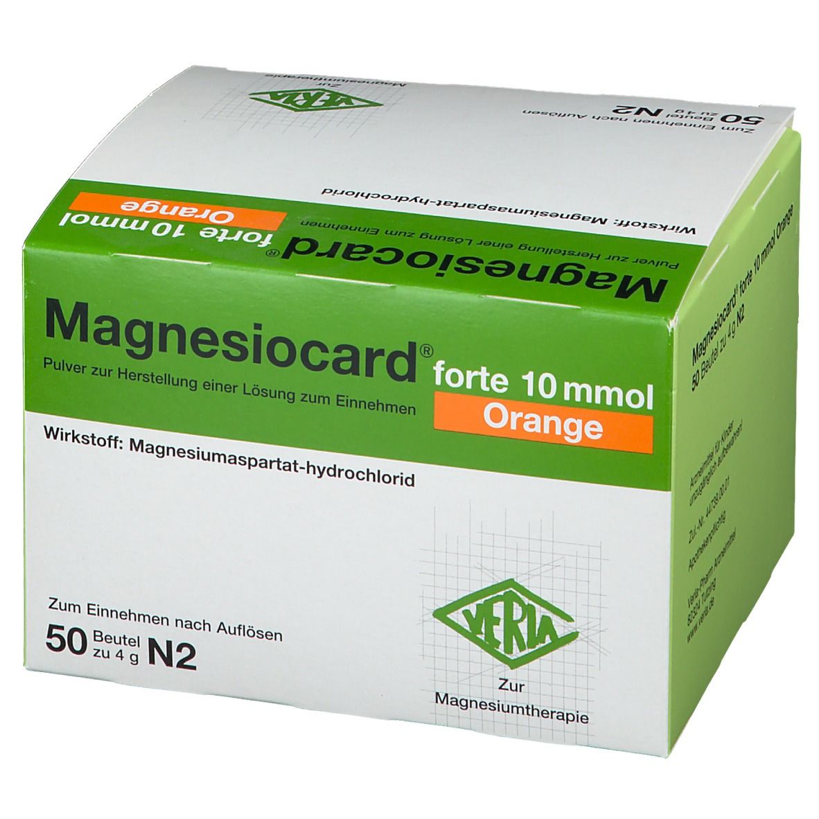 Magnesiocard forte 10mmol Orange Pulver