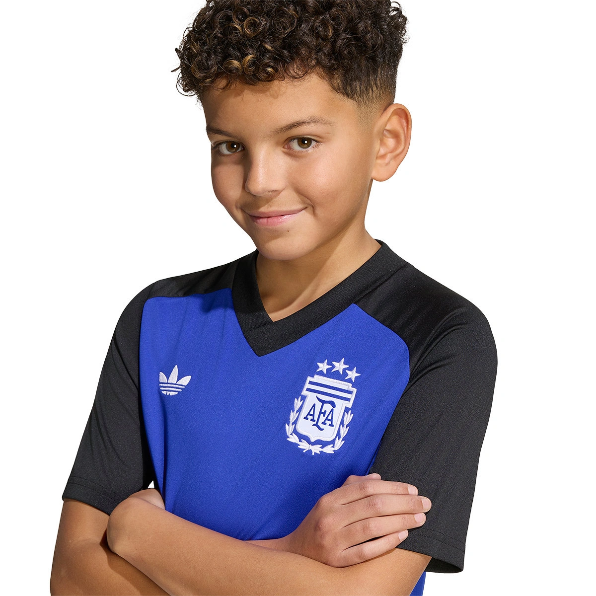 T-Shirt adidas Argentina Pre-Match Away Mundial 2026 Criança