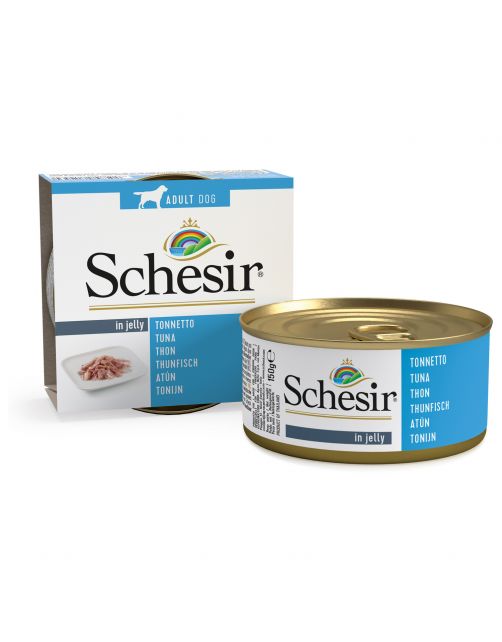 Schesir Hond Blik Gelei 150 g - Hondenvoer