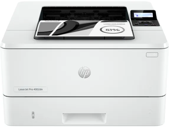 HP LaserJet Pro 4002dn - Printer - S/H - Duplex - laser - A4/Legal - 4800 x 600 dpi - op til 40 spm - kapacitet: 350 ark - USB 2.0, Gigabit LAN