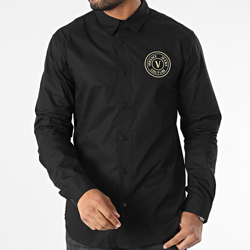 Chemise Manches Longues Emblem 75GALYS2 Noir