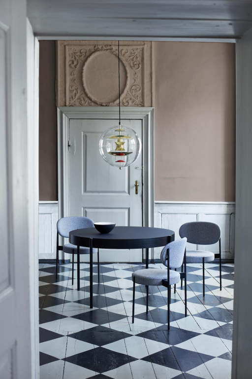 Verpan Series 430 eettafel Ø160 wit