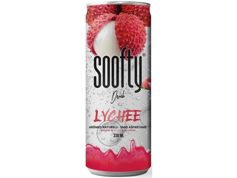 Soofty Soft-Drinks Litschi 24 x 0.33 l Erfrischungsgetränk mit Litschigeschmack