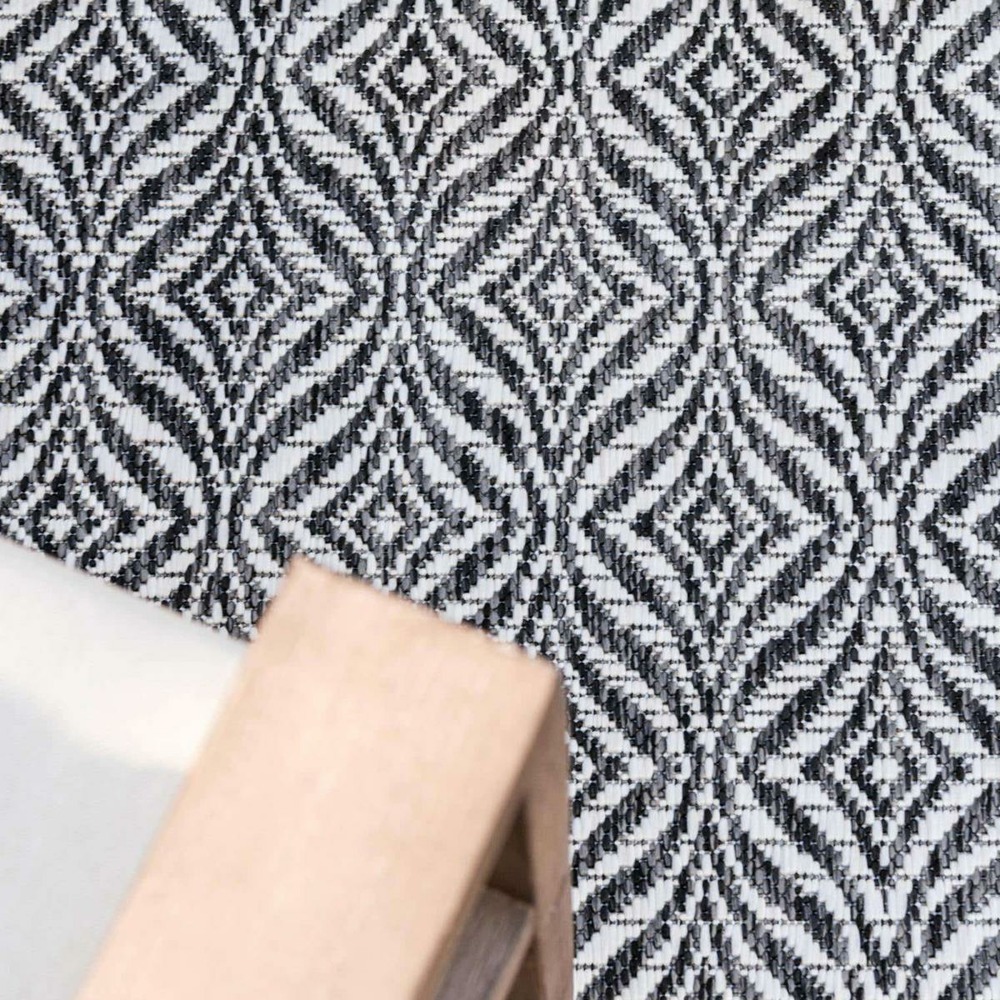 Tapis extérieur noir 160x230 cm