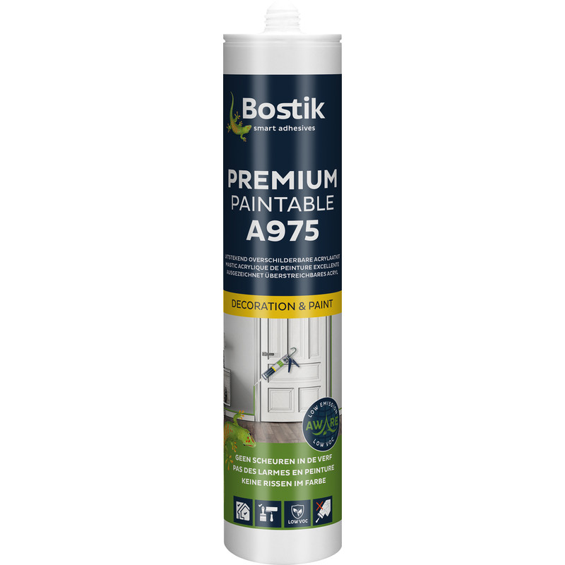 Bostik Premium A975 acrylaatkit anti-crack Wit 310ml