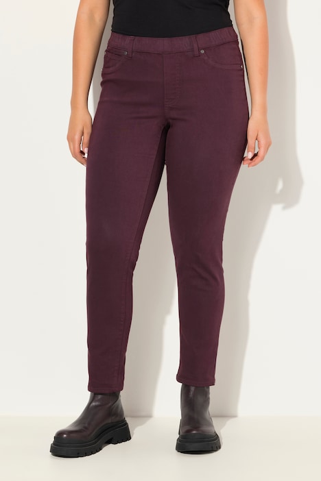 Schlupfjeans Sienna, schmales Bein, Elastikbund
