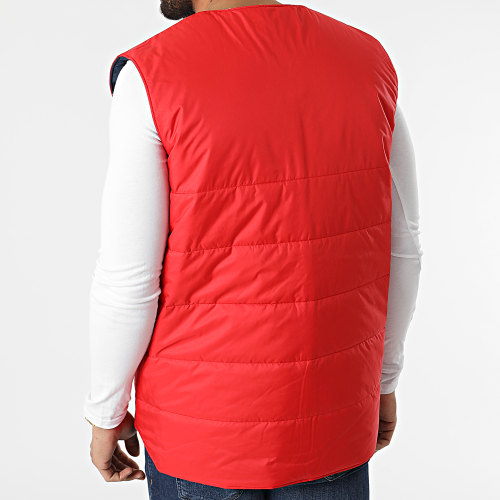 Veste Zippée Sans Manches Réversible FC Bayern HG1132 Bleu Marine Rouge