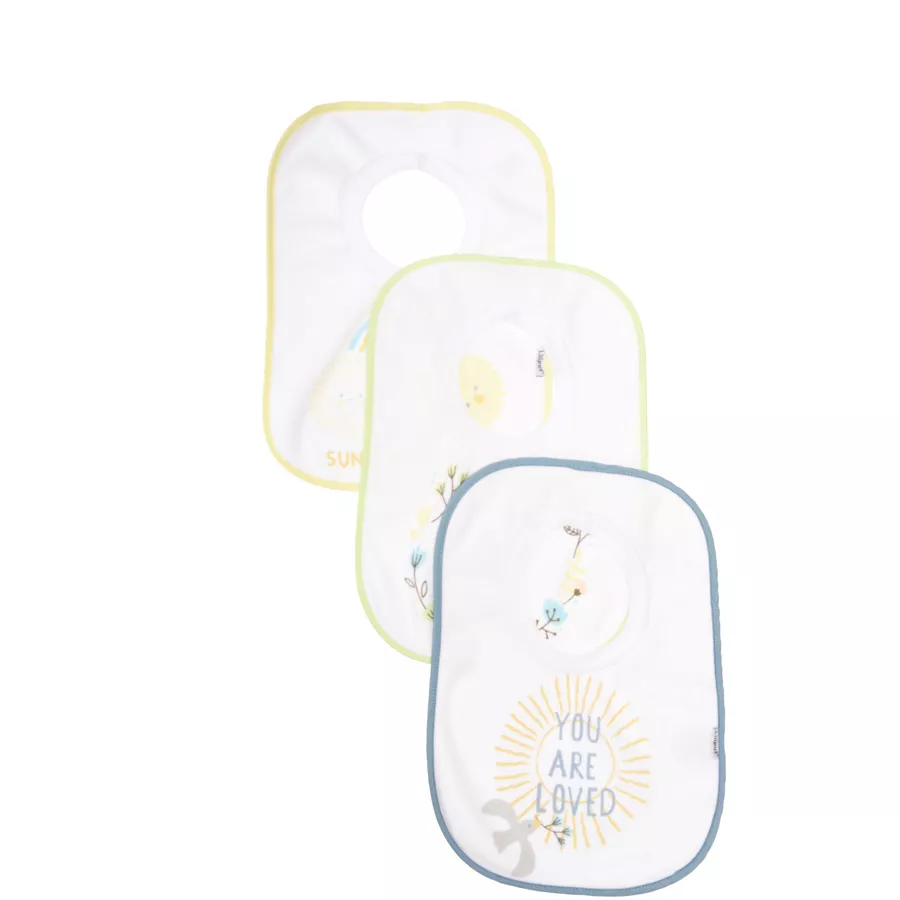 Liliput Lätzchen (Pack, 3-tlg.) weiss mit Druck