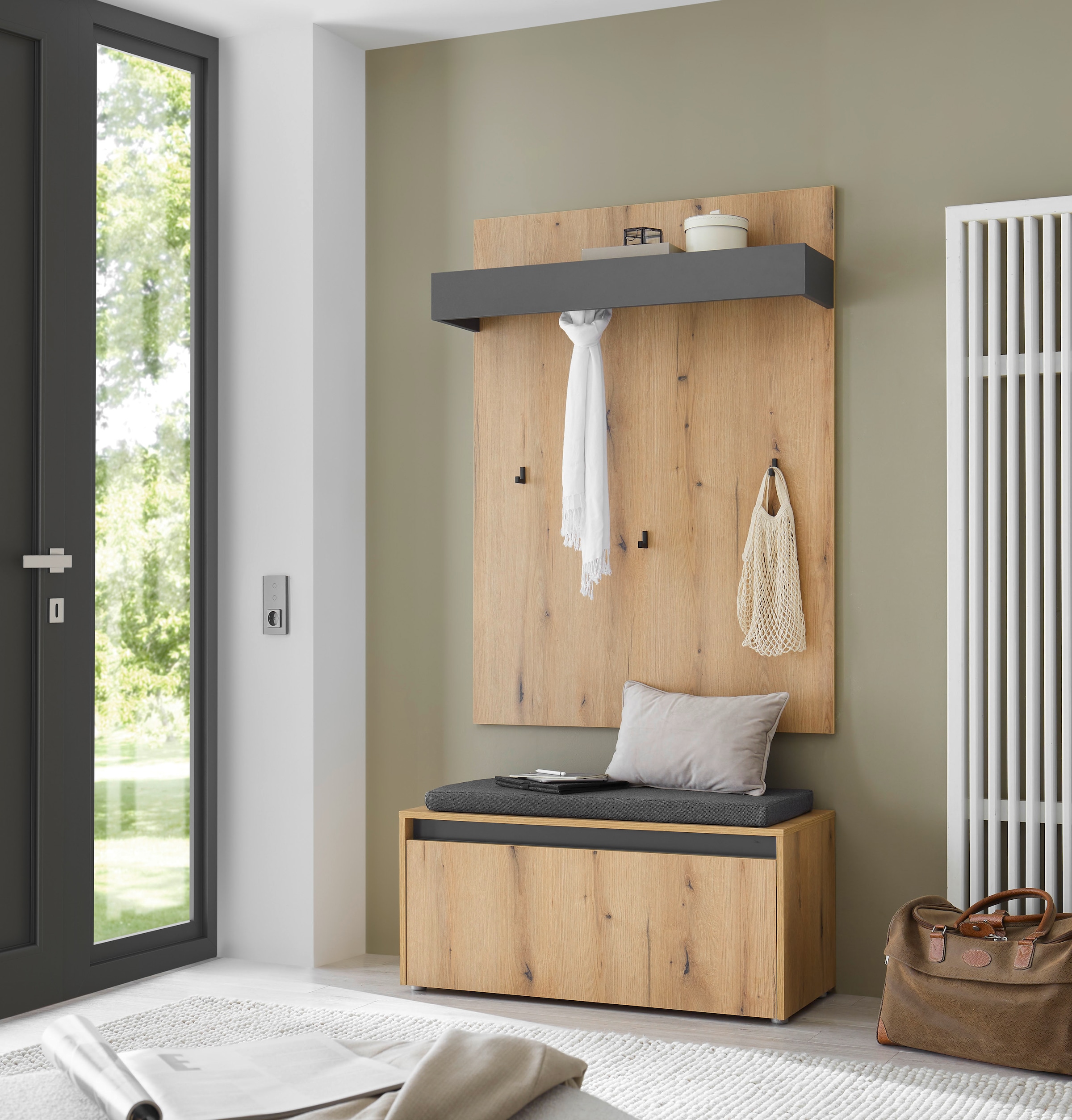 INOSIGN Garderoben-Set »GIRON/CiTY, moderne Garderobe, Komplettset mit viel Stauraum« Komplett-Set, 2 Stk. tlg.