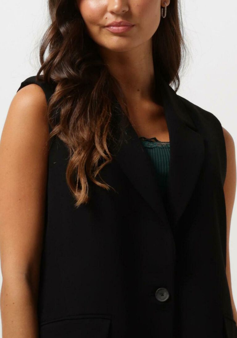 ACCESS zwarte access gilet sleeveless blazer