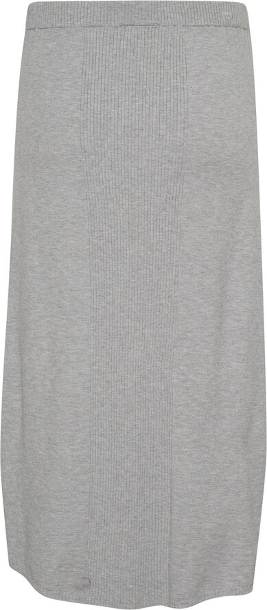 Cream CRDela Knit Skirt Grey melange