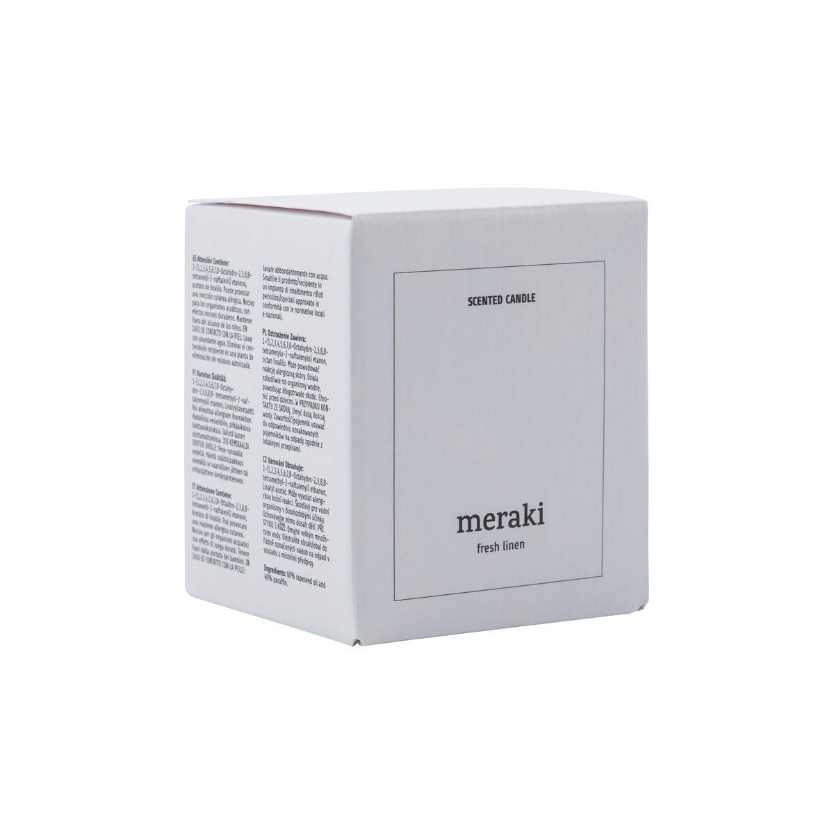 Meraki  Duftlys, Fresh linen - 200g