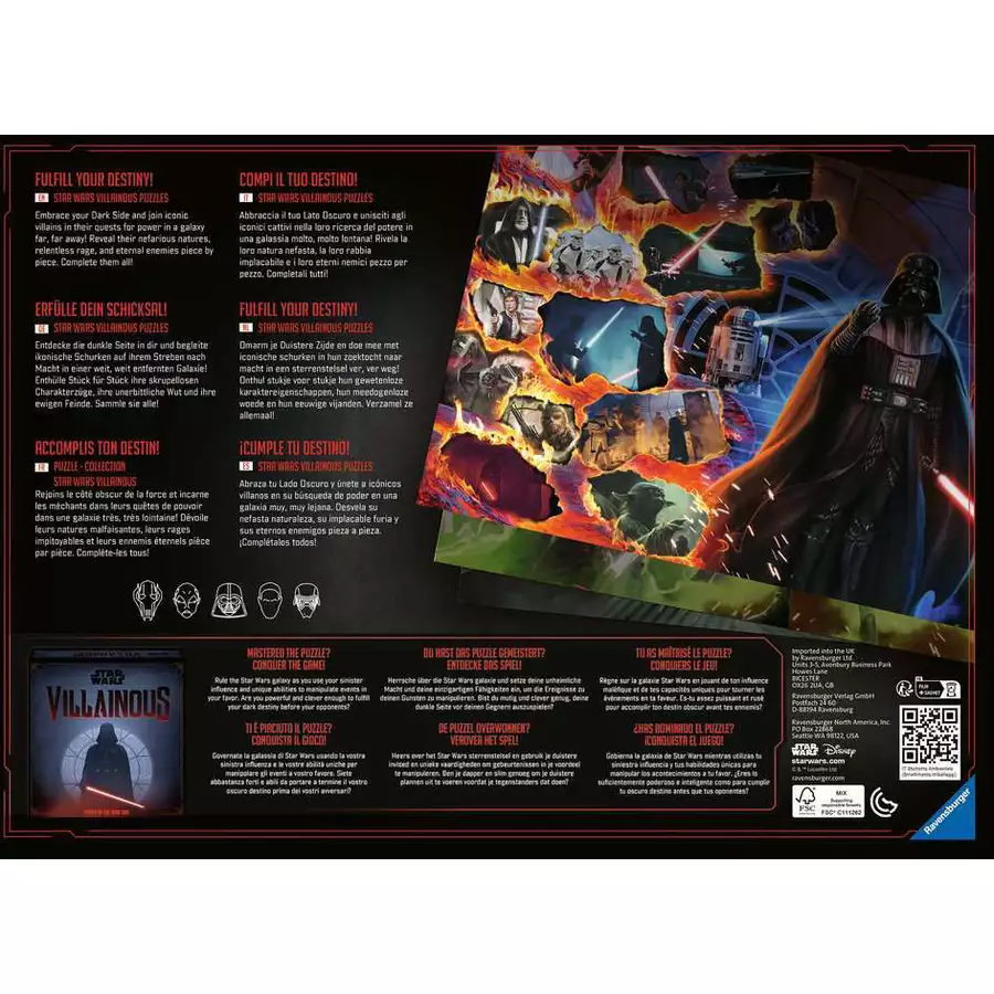 Ravensburger Star Wars Villainous: Asajj Ventress bunt