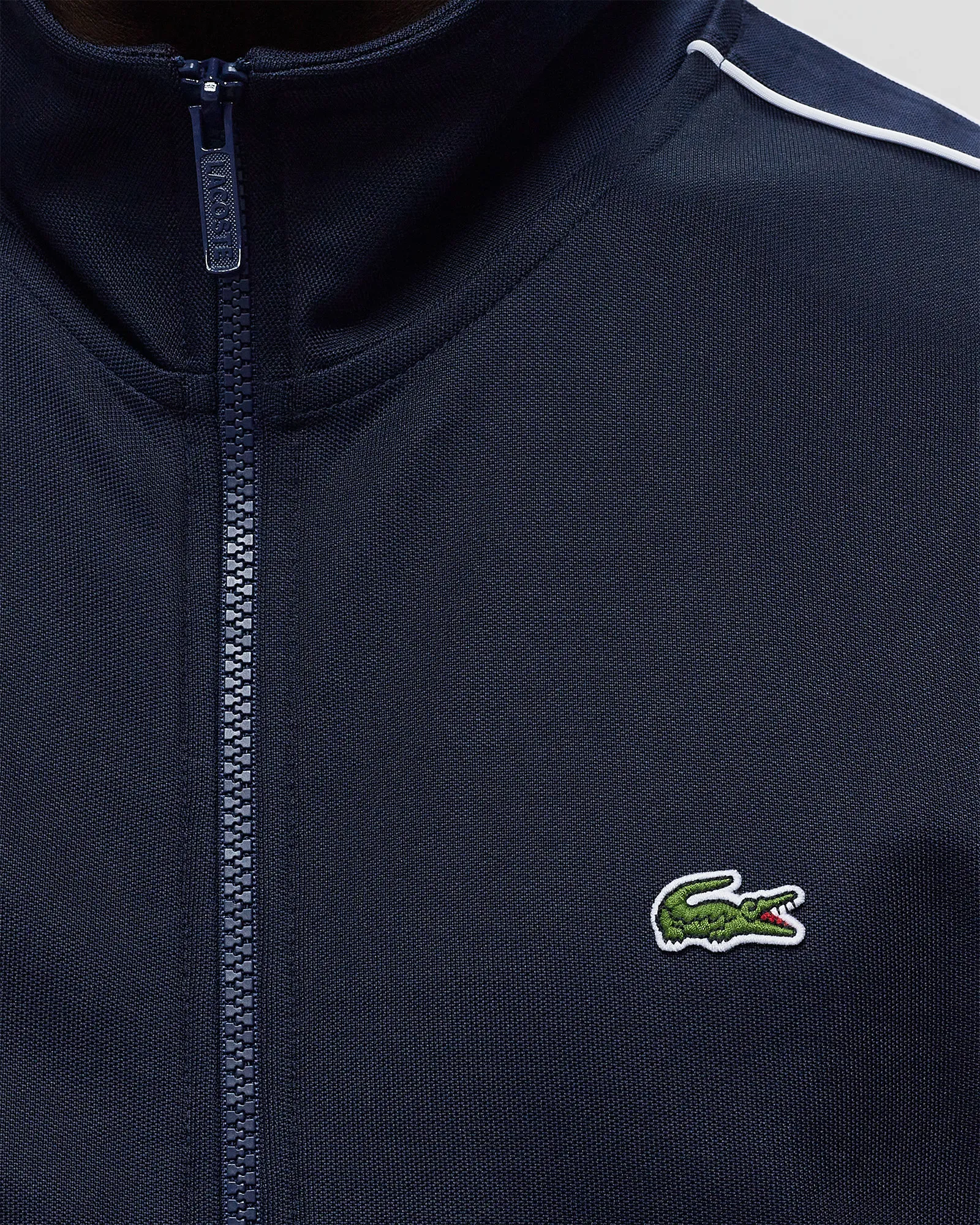 Lacoste PARIS PIQUÉ TRACK JAQUETA