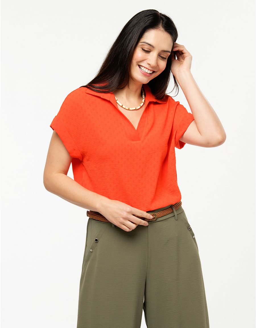Top fluide orange