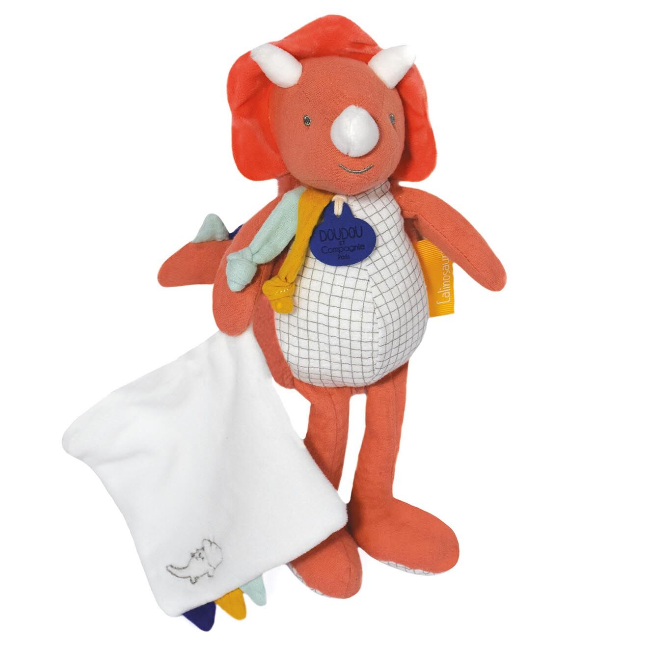 Doudou et Compagnie Lou pantin avec doudou orange