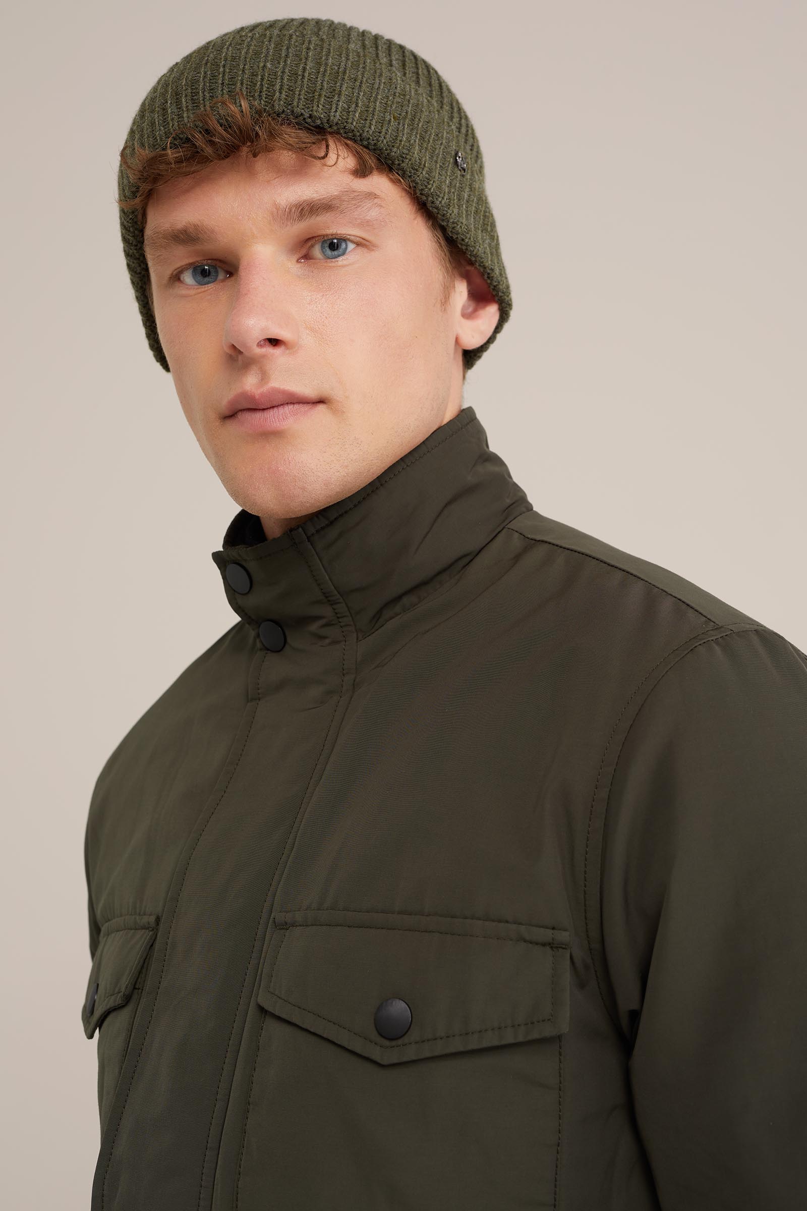 beanie WE Fashion Donkergroen