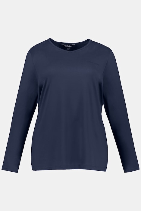 Ski-Funktionsshirt, schnelltrocknend, Loop, Langarm