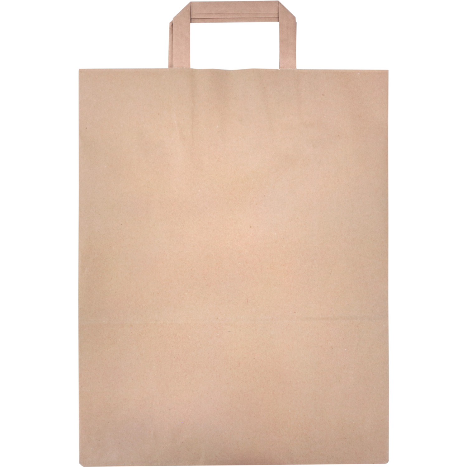 Tas, Papier, platte handgreep, 32x 16x43cm, draagtas, bruin