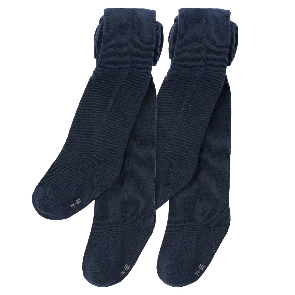 Topomini 2 Baby Strumpfhosen unifarben dunkelblau