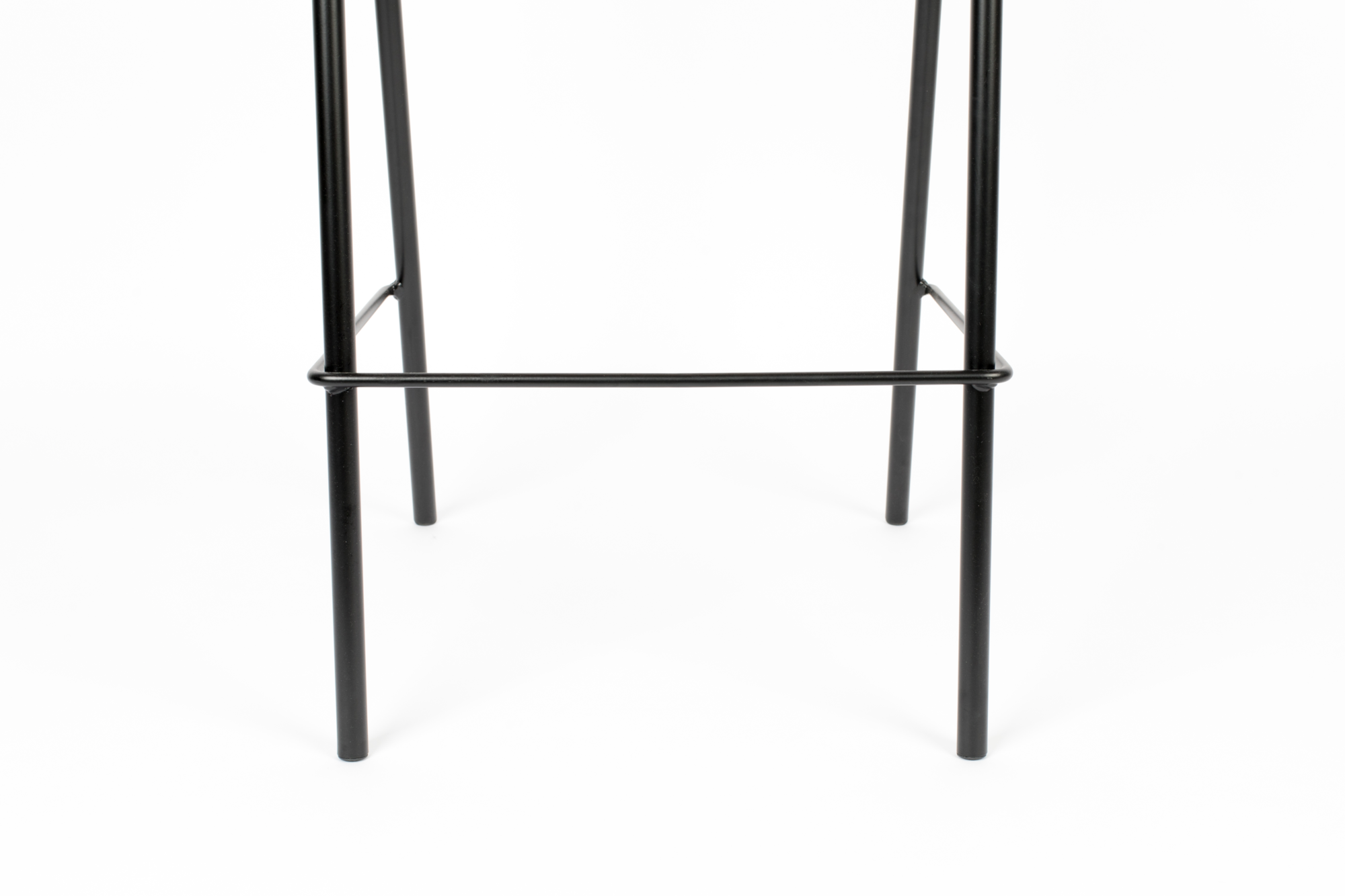 Barkruk Jort (zithoogte 77,50 cm) zwart/Naturel - set van 2