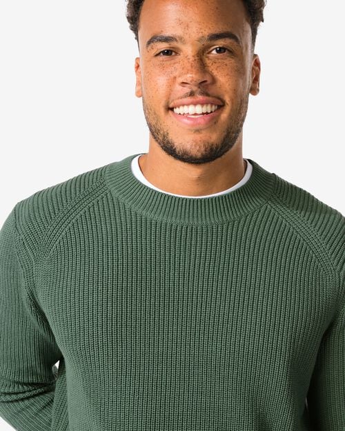 pull homme vert