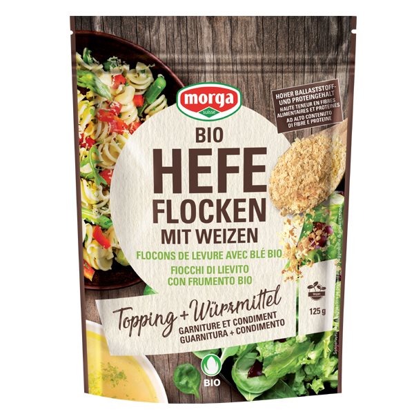 MORGA Hefeflocken mit Weizen<br>125 g, Bio Knospe