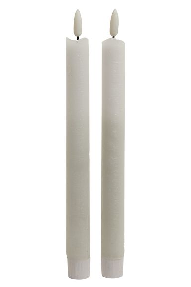 LED-kronelys hvit