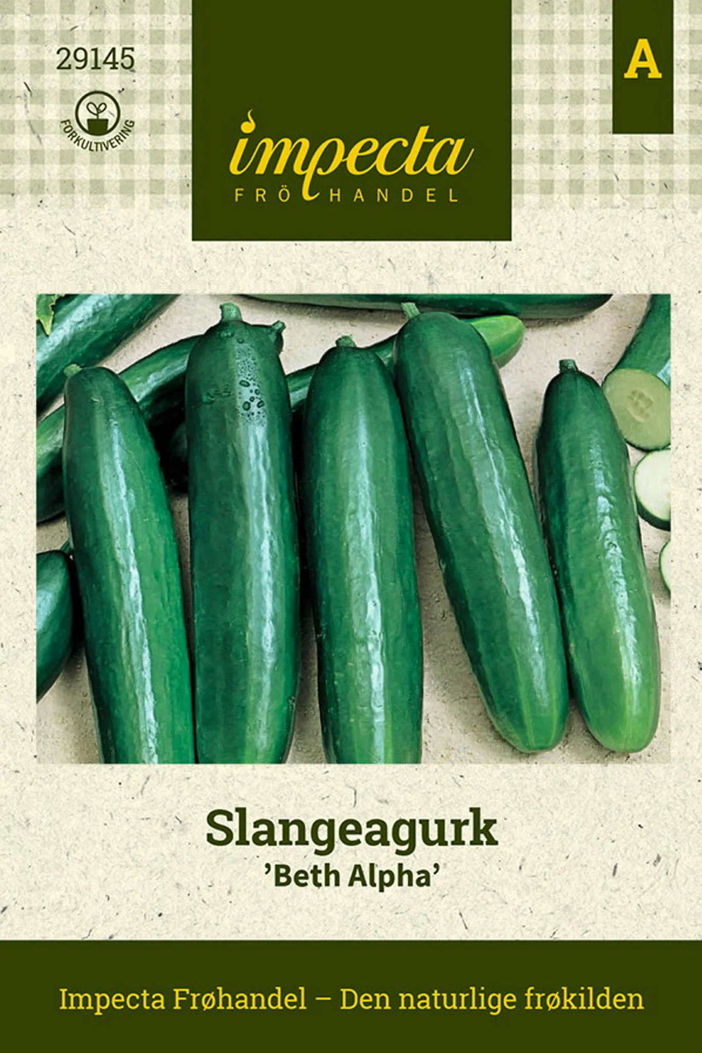 Cucumis sativus 'Beth Alpha' Slangeagurk 'Beth Alpha'