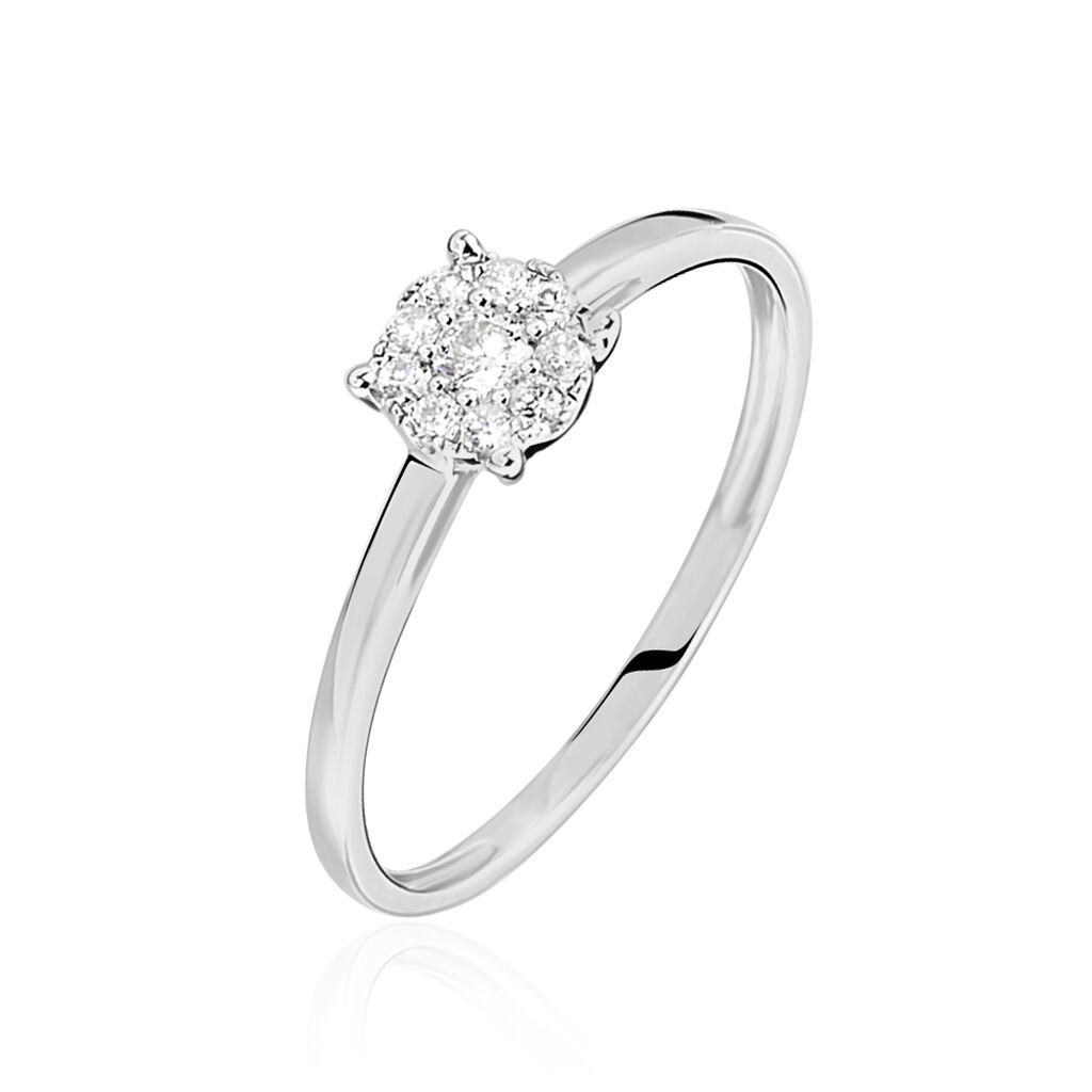 Bague Adeline Or Blanc Diamant