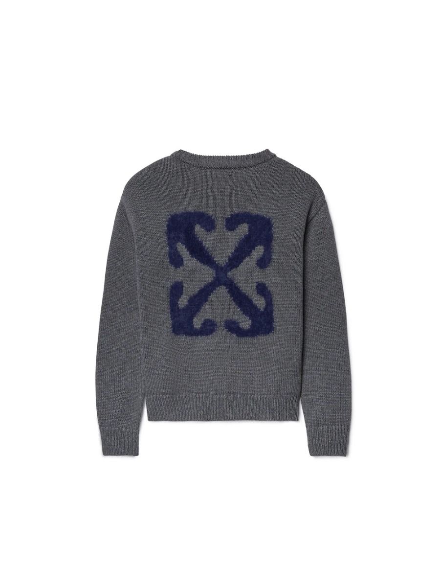 Off-White Arrow Chunky Knit Crewneck