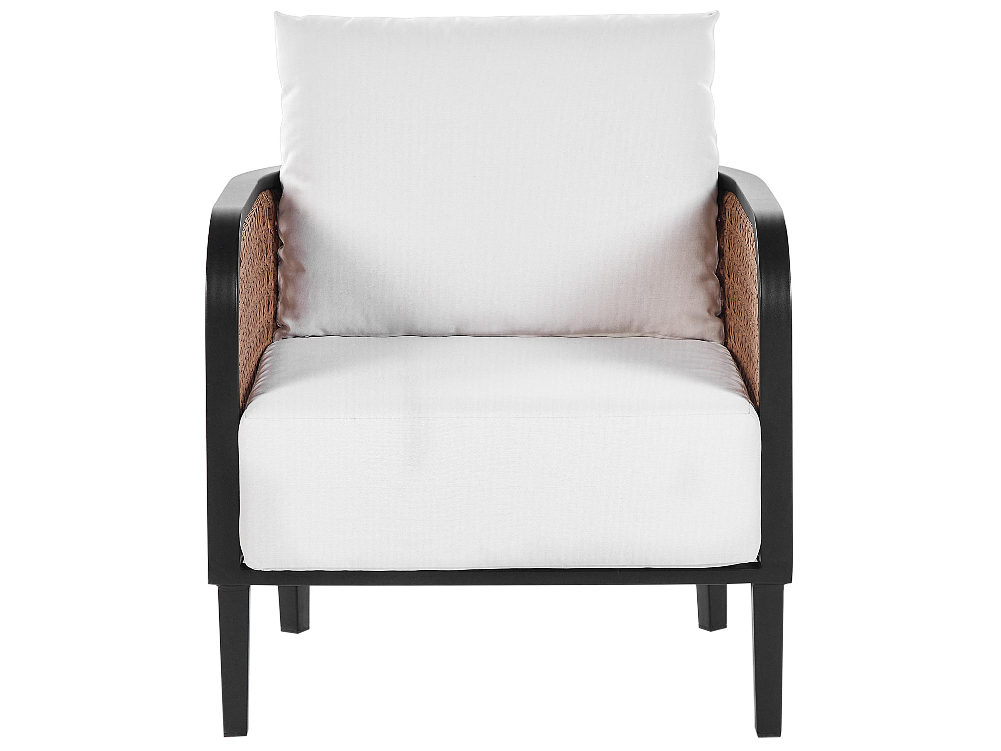 Loungeset met tafel 5-zits MONTEFALCO Metaal Wit
