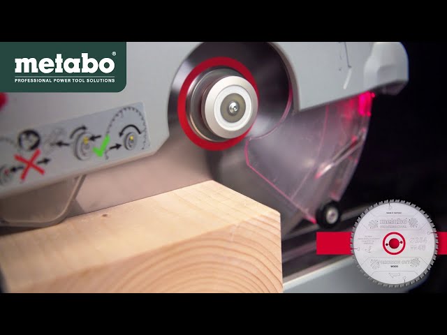 Metabo 628059000 Precision Cut Cirkelzaagblad - 254 x 30 x 40T - Hout / MDF