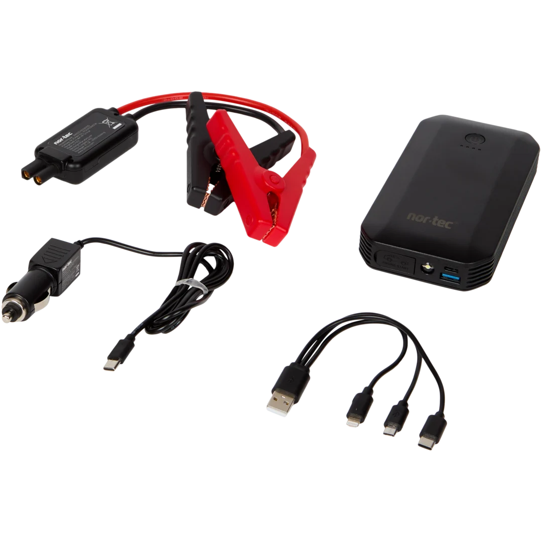 Démarreur de secours multifonction avec batterie externe Nor-Tec