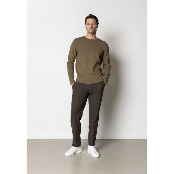 Clean Cut Copenhagen Oscar knit Brown melangè