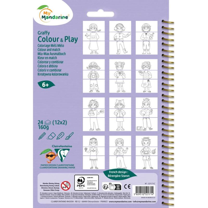 Graffy Colour & Play, Mode - Violet