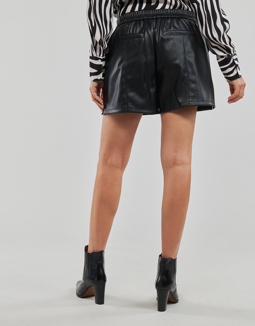 Vila - VIPEN RW COATED SHORTS - Noir