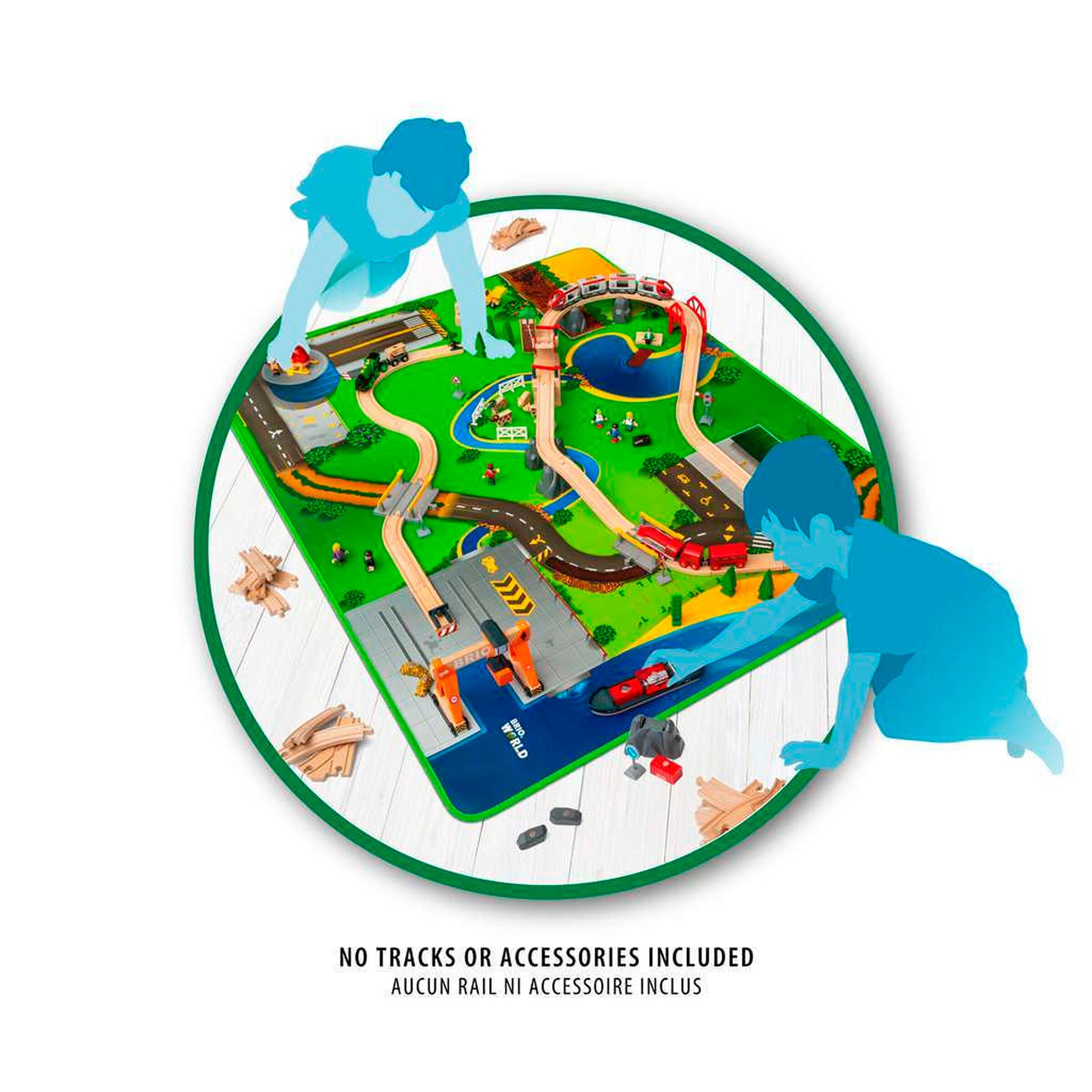 BRIO Eisenbahn-Spielmatte