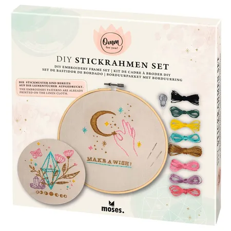 moses. Omm for you DIY Stickrahmen-Set