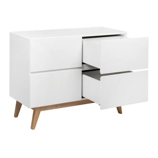Trendy commode 4 tiroirs    Blanc        de               Quax