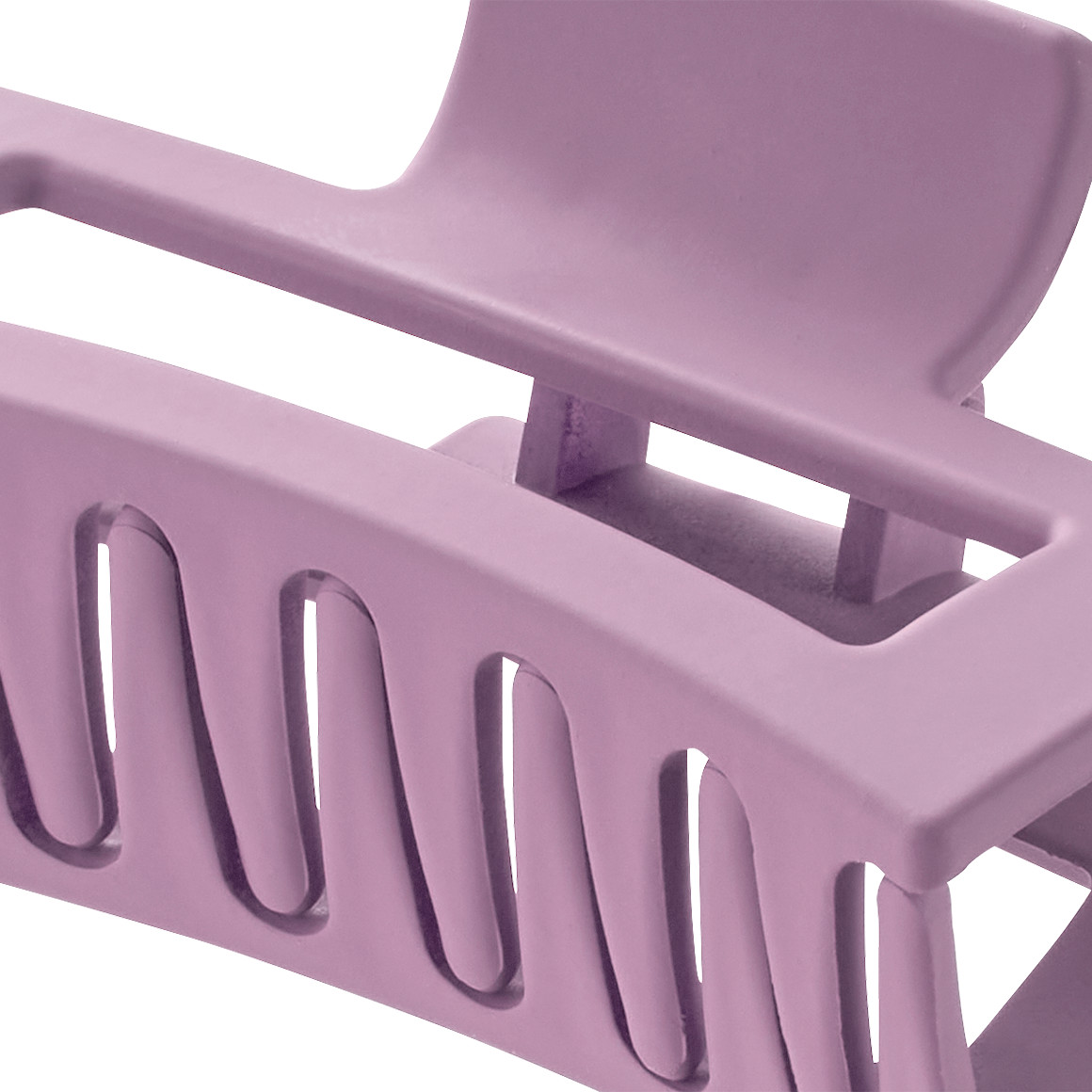 Große Haarklammer in matter Optik mauve