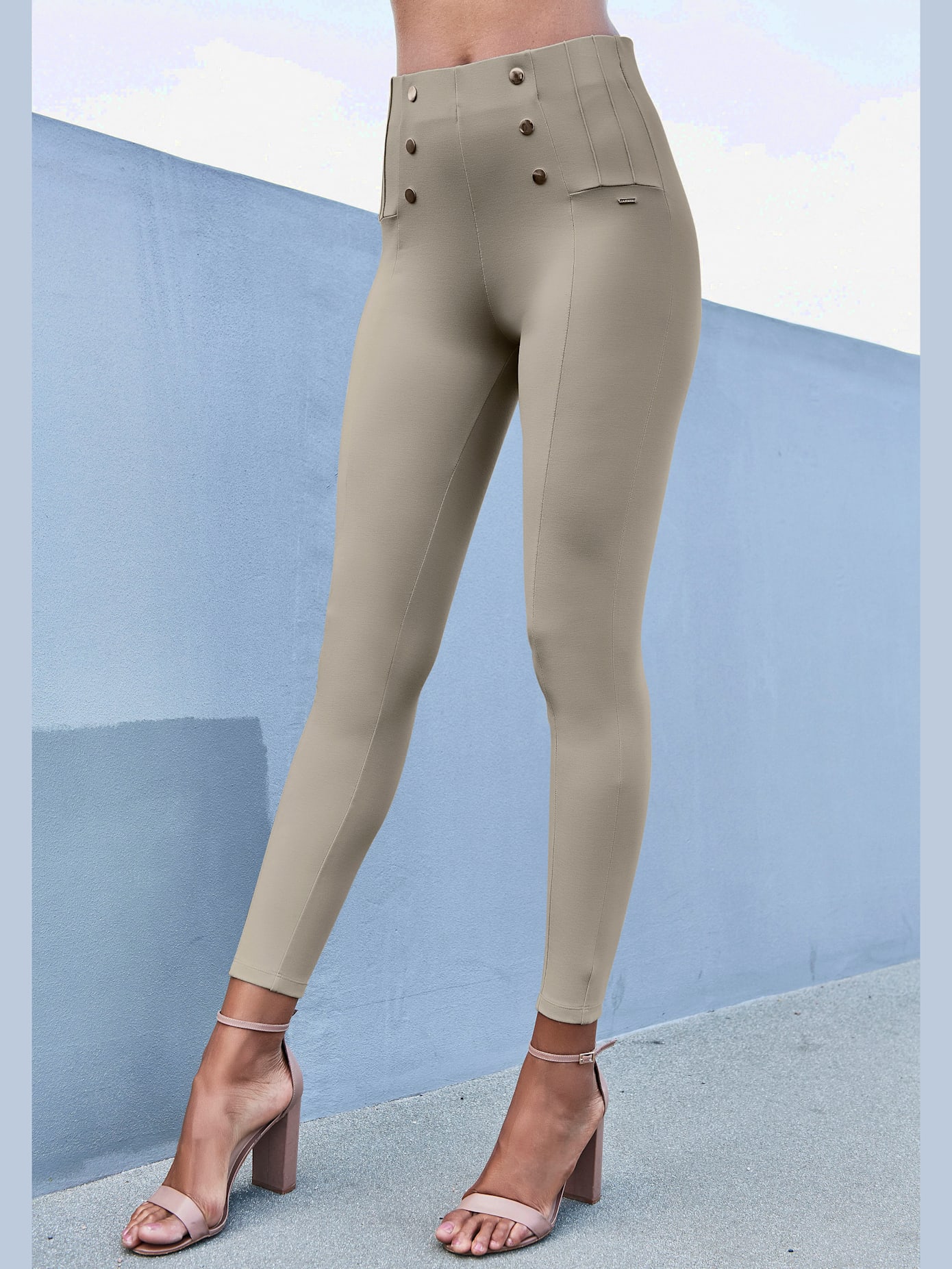 Legging taille haute caleçon taille haute