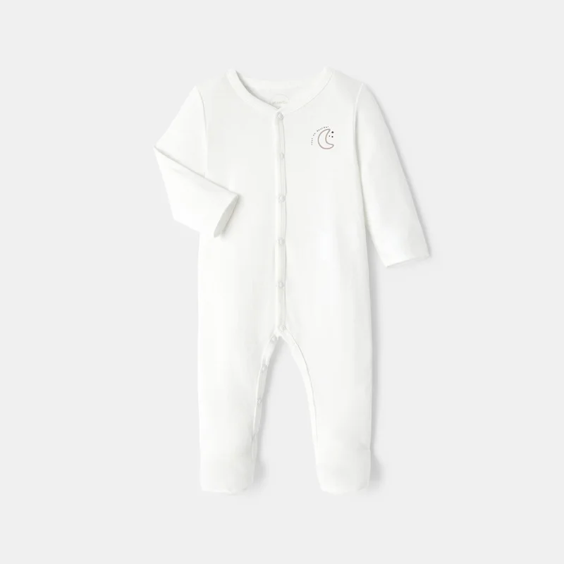 Dors-bien en coton bio blanc naissance Absorba Blanc