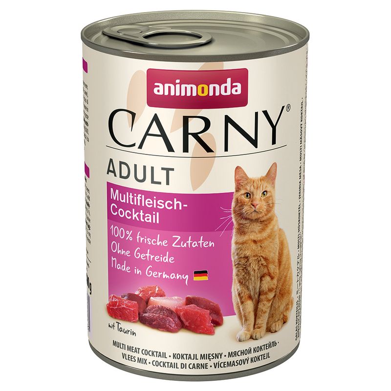Lot 4 saveurs animonda Carny Adult 12 x 400 g à prix discount sur bitiba.fr