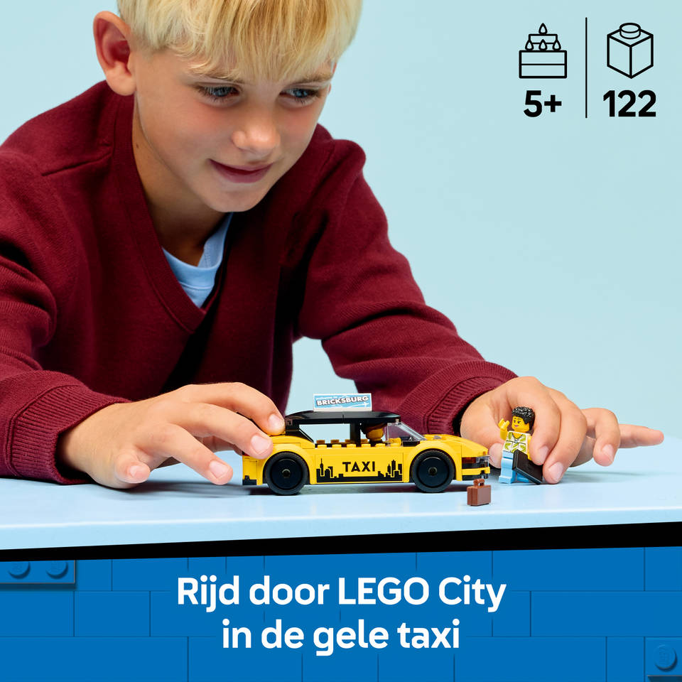 LEGO City gele taxi 60487