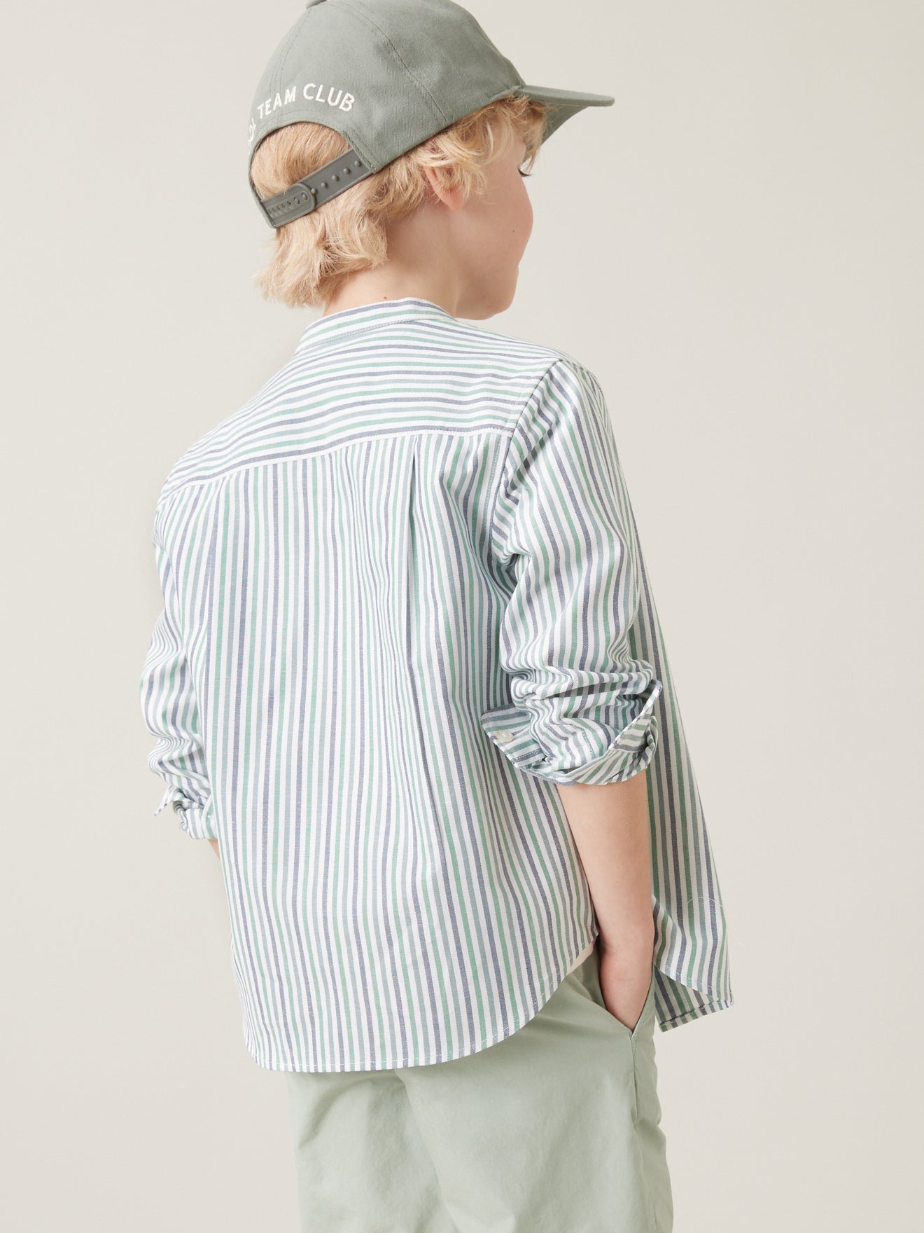 Chemise rayée Garçon Oxford