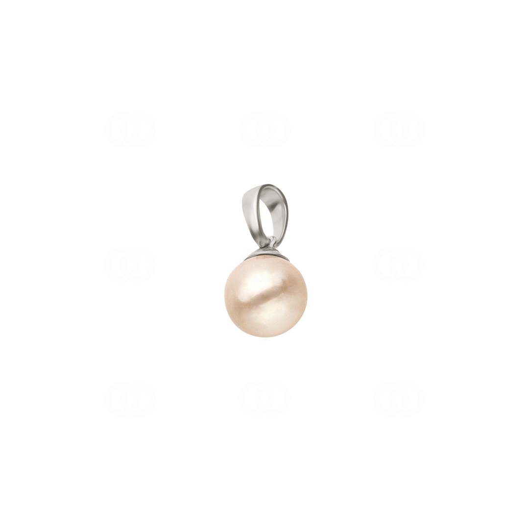 Anhänger 750/18 K Weissgold mit Akoya-Kulturperle Ø 7.0mm