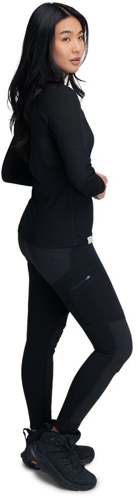 Tufte Maple Warm Tights Womens Black Beauty/Vulcan