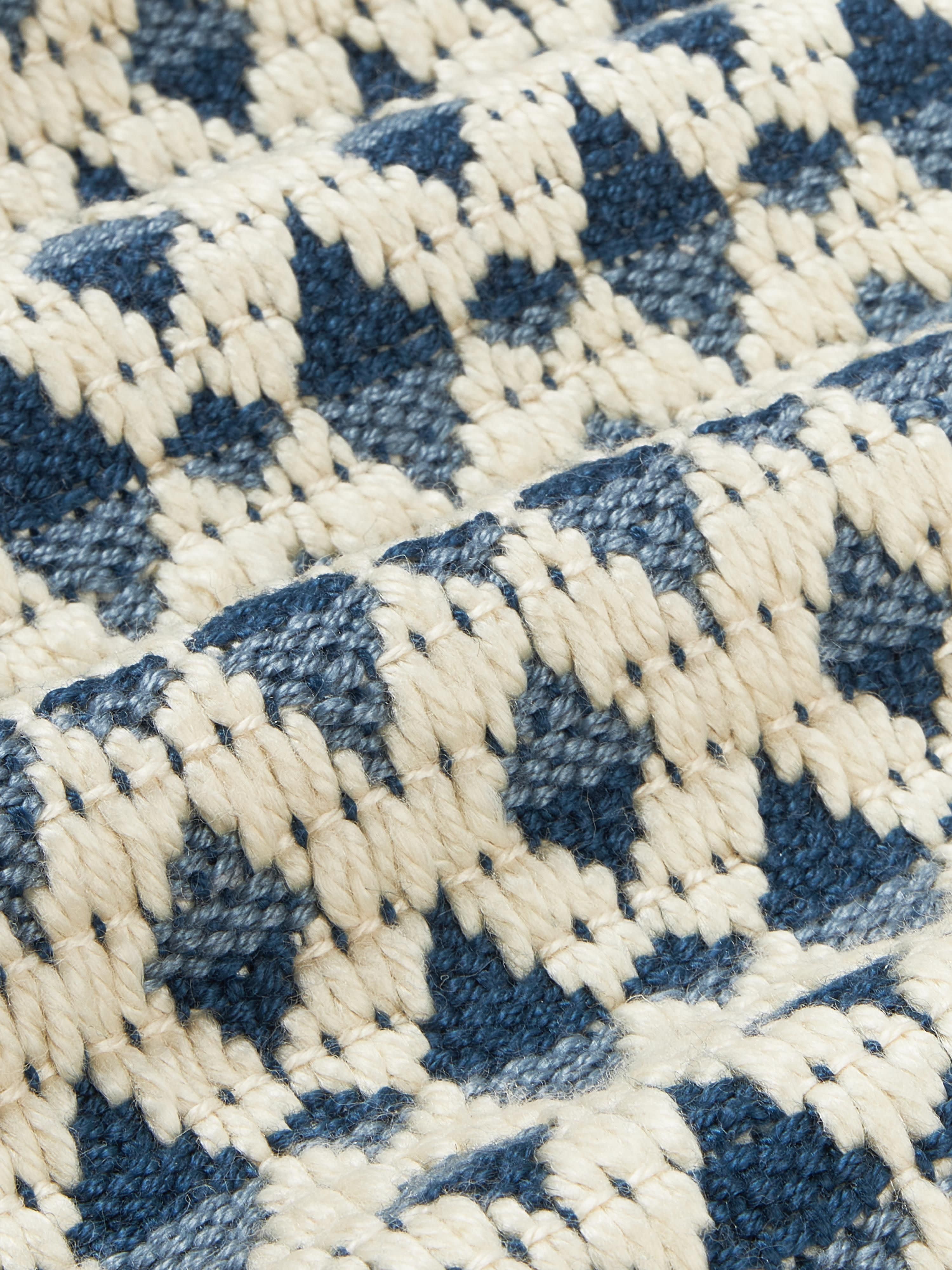 Outdoor kussenhoes Yamir met geweven patroon